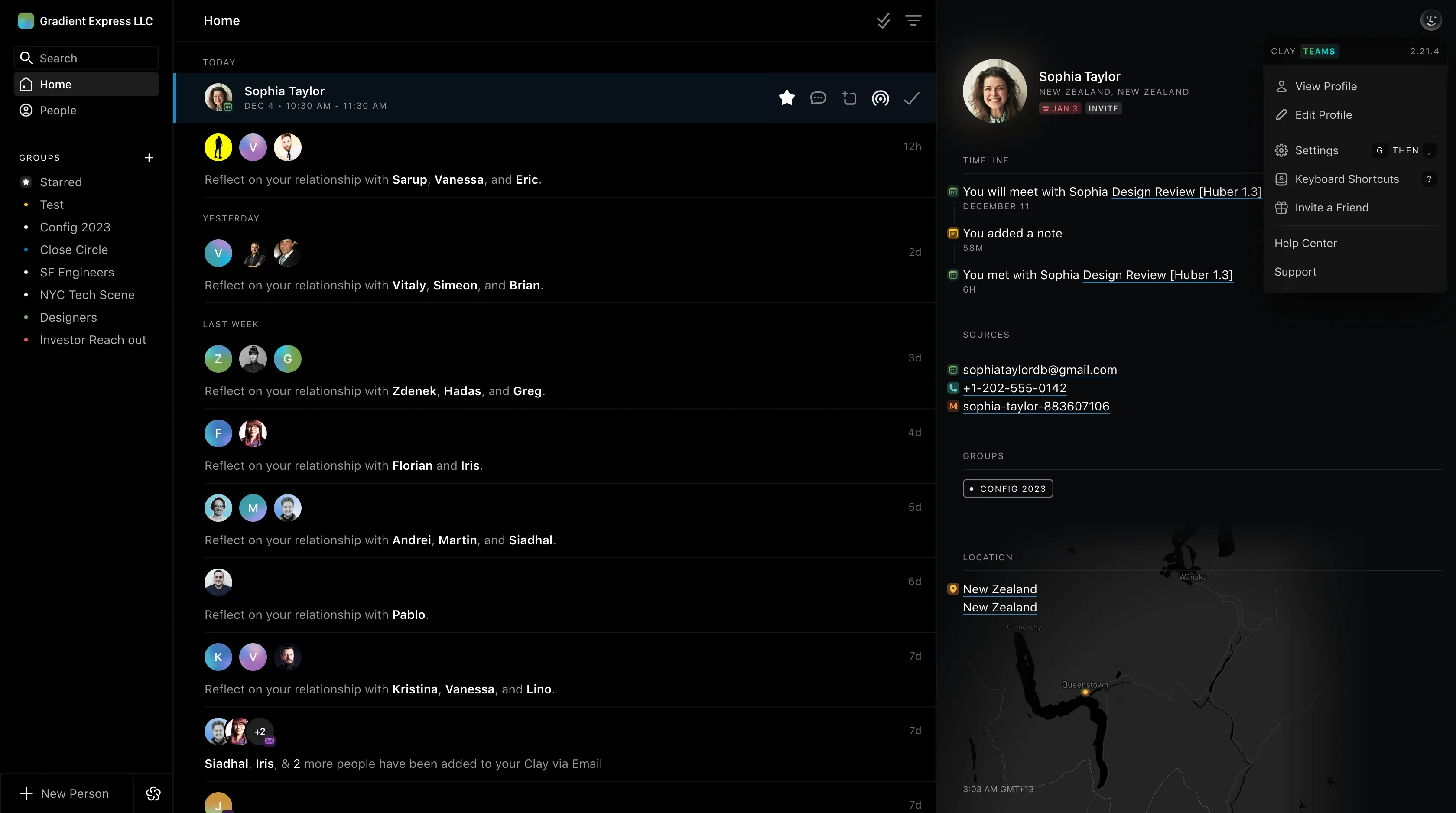 Minimalist Interfaces example